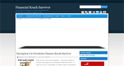 Desktop Screenshot of finance-krach-survivor.com