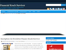 Tablet Screenshot of finance-krach-survivor.com